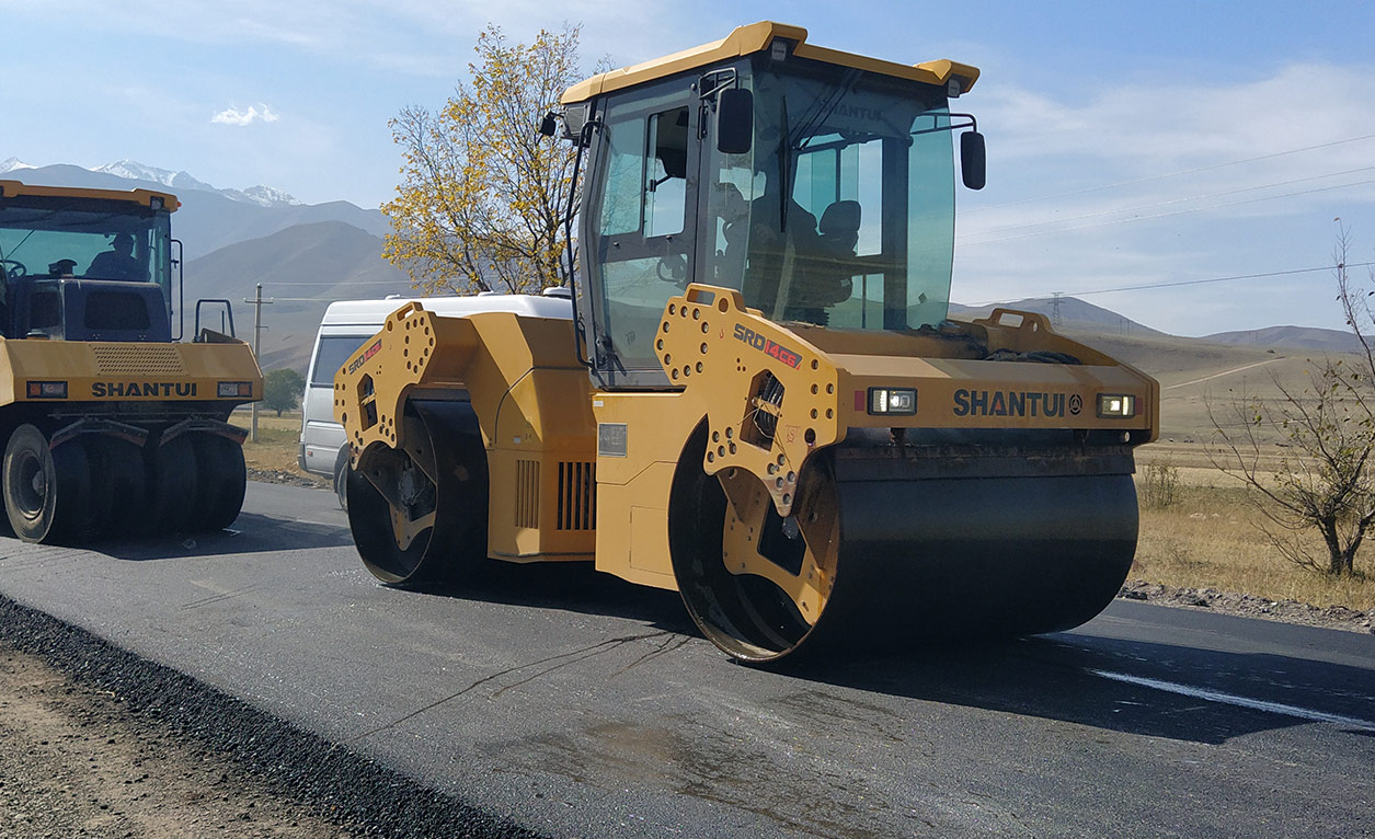 SRD14-C6 Tandem Vibratory Road Roller for Asphalt Pavement Compaction in Kyrgyzstan