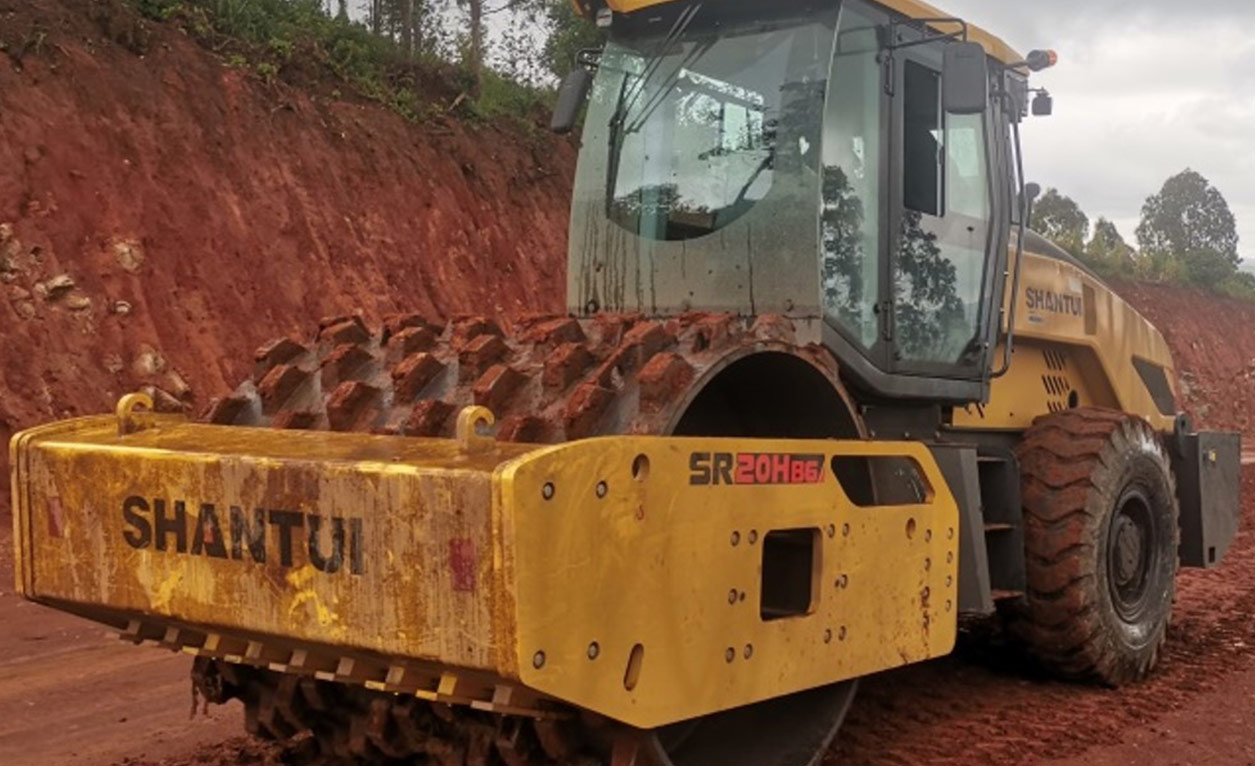 SR20H-B6 Single-Drum Vibratory Roller for TRANSTECH Project in Nigeria