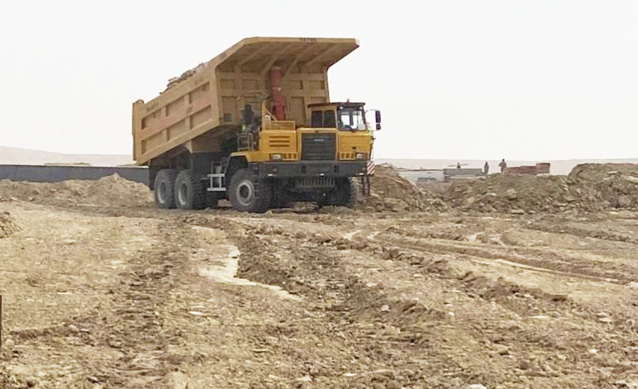 Shantui Mining Truck in Uzbekistan